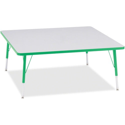Jonti-Craft JNT6418JCE119 Berries Elementary Height Color Edge Square Table