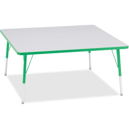 Jonti-Craft JNT6418JCA119 Berries Adult Height Prism Color Edge Square Table