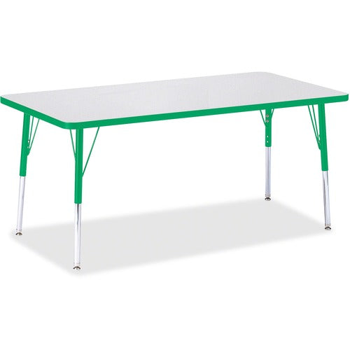 Jonti-Craft JNT6408JCA119 Berries Adult Height Color Edge Rectangle Table