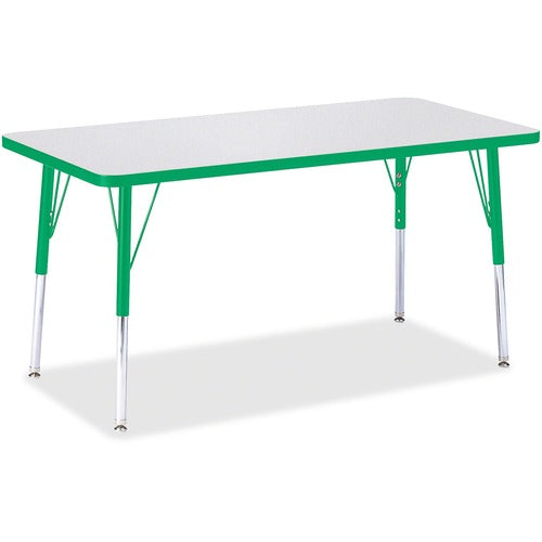 Jonti-Craft JNT6403JCA119 Berries Adult Height Color Edge Rectangle Table
