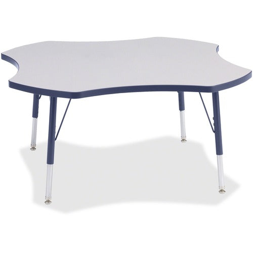 Jonti-Craft JNT6453JCE112 Berries Elementary Height Prism Four-Leaf Table