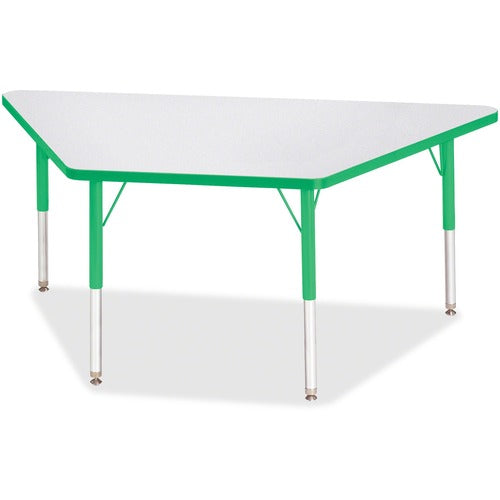 Jonti-Craft JNT6443JCE119 Berries Elementary Height Prism Edge Trapezoid Table