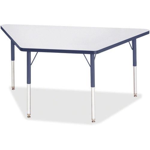 Jonti-Craft JNT6443JCA112 Berries Adult-Size Gray Laminate Trapezoid Table