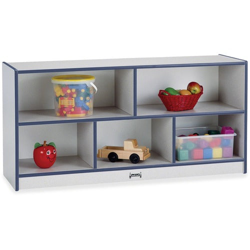 Jonti-Craft JNT0392JCWW112 Rainbow Accents Low Open Single Storage Shelf
