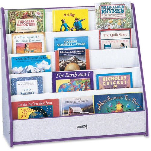 Jonti-Craft JNT3514JCWW004 Rainbow Accents Laminate 5-shelf Pick-a-Book Stand