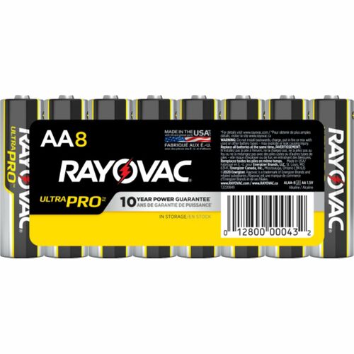 Rayovac RAYALAA8J Ultra Pro Alkaline AA Batteries