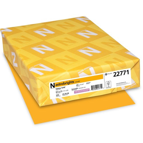 Astrobrights WAU22771 Colored Cardstock - Gold