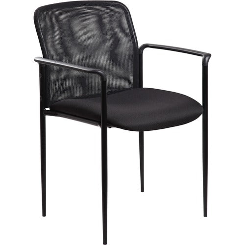 Lorell LLR69506 Reception Side Chair with Molded Cap Arms