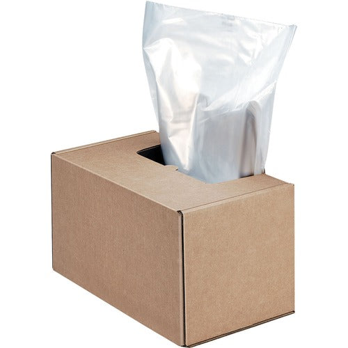 Fellowes FEL3604101 Waste Bags For Fortishred And High Security Shredders - 50 Gal - 50" Height X 42.50" Width X 22" Depth - 50/Carton - Clear