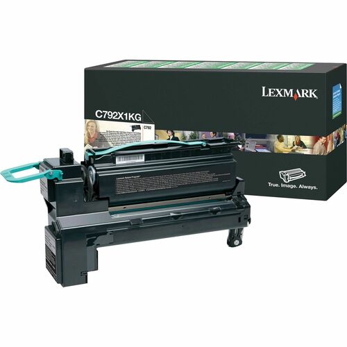 Lexmark LEXC792X1KG C792X1Kg Extra High Yield Return Program Toner Cartridge - Black - Laser - 1 Each