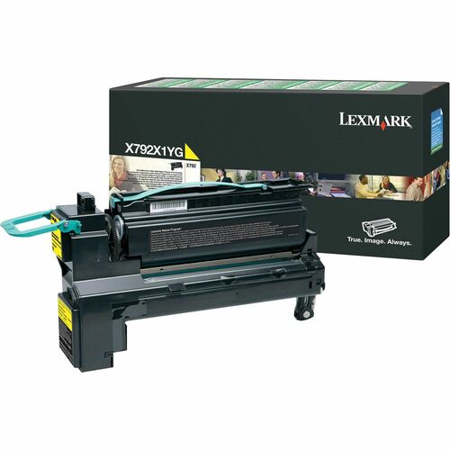 Lexmark LEXX792X1YG X792X1Yg High Yield Toner Cartridge - Laser - 20000 Page - 1 Each
