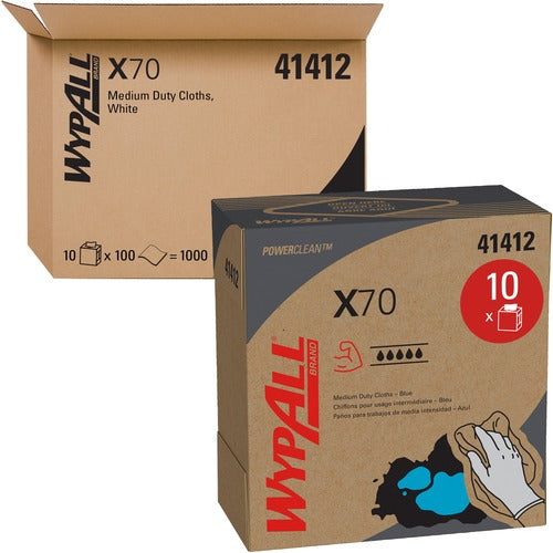 Wypall KCC41412 PowerClean X70 Medium Duty Cloths - Pop-Up Box