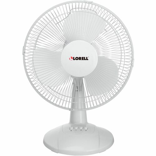 Lorell LLR44551 12" Oscillating Desk Fan