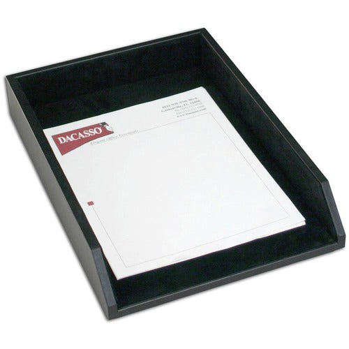 Dacasso DACA1005 Legal Tray - Black Leather