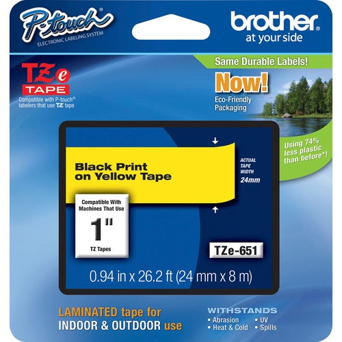 P-touch BRTTZE651 TZe Laminated Tape