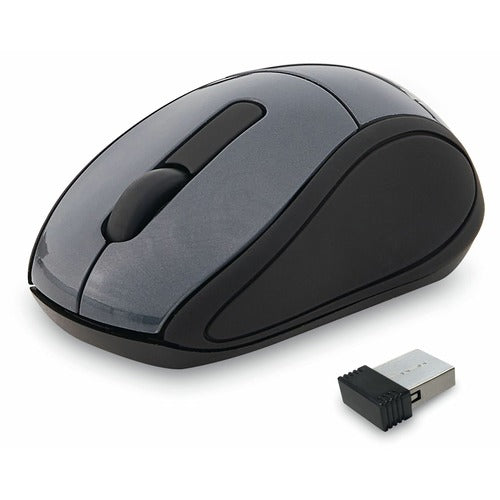 Verbatim VER97470 Wireless Mini Travel Optical Mouse - Graphite - Radio Frequency - Usb - 1600 Dpi - Scroll Wheel
