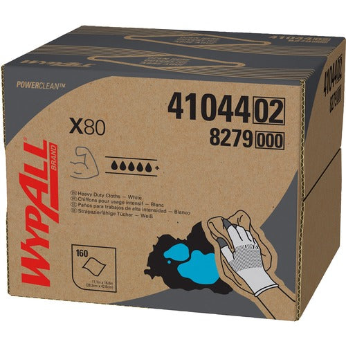 Wypall KCC41044 PowerClean X80 Heavy Duty Cloths - Brag Box