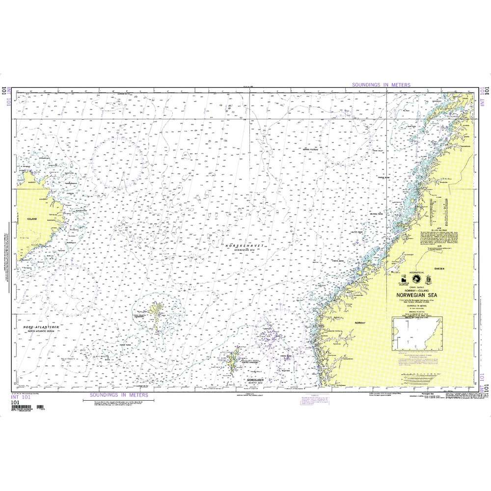 Paradise Clay NGA_101 NGA Chart Norwegian Sea