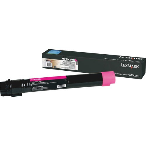 Lexmark LEXX950X2MG Extra High Yield Toner Cartridge - Laser - 22000 Page - 1 Each