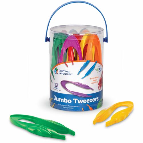 Learning Resources LRNLER1963 Jumbo Tweezers Set