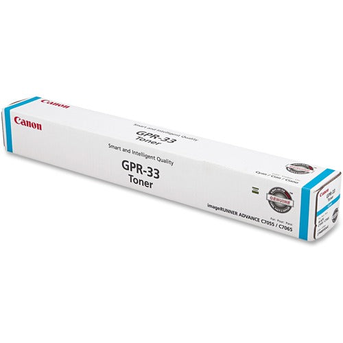 Canon CNM2796B003AA GPR-33 Original Laser Toner Cartridge - Cyan - 1 Each
