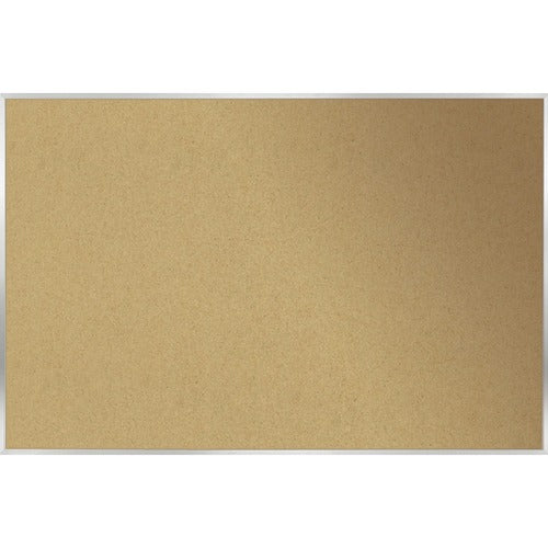 Ghent GHE13181 Natural Cork Bulletin Board with Aluminum Frame
