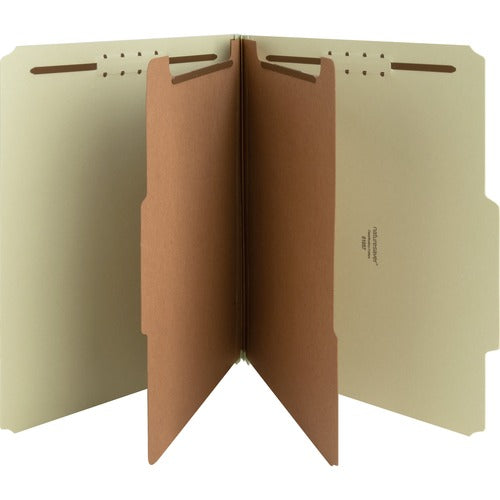 Nature Saver NAT01057 2/5 Tab Cut Letter Recycled Classification Folder