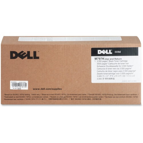 Dell DLLM797K Original High Yield Laser Toner Cartridge - Black - 1 Each