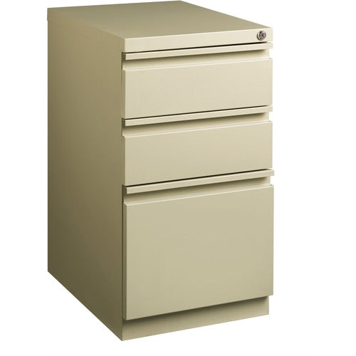 Lorell LLR49520 20" Box/Box/File Mobile File Cabinet with Full-Width Pull