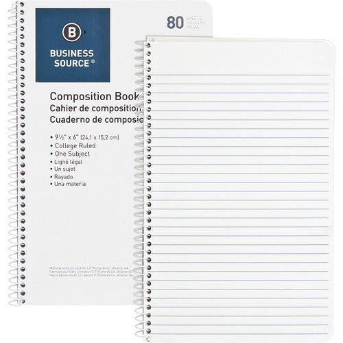 Business Source BSN10966 College Ruled Composition Books