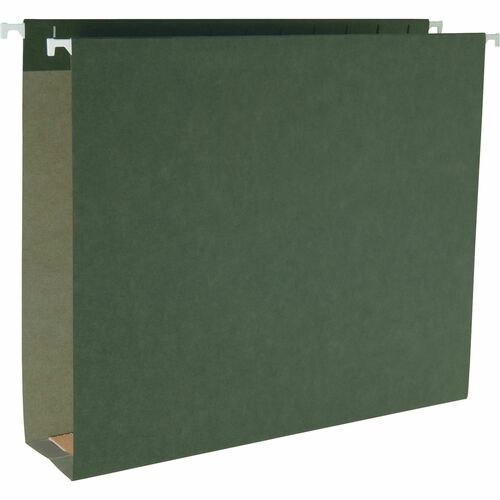 Business Source BSN43851 1/5 Tab Cut Letter Recycled Hanging Folder