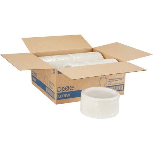 Dixie DXEUX9WSCT Pathways 8-1/2" Mediumweight Paper Plates by GP Pro