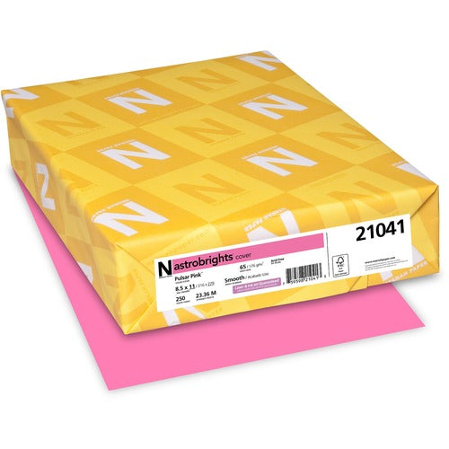 Astrobrights WAU21041 Color Card Stock - Pulsar Pink