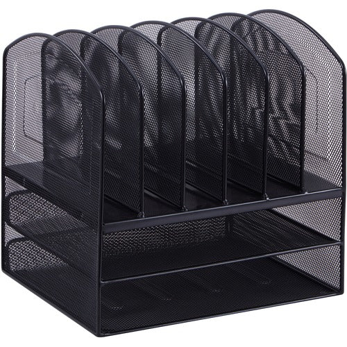 Lorell LLR37523 Mesh Desk Organizer