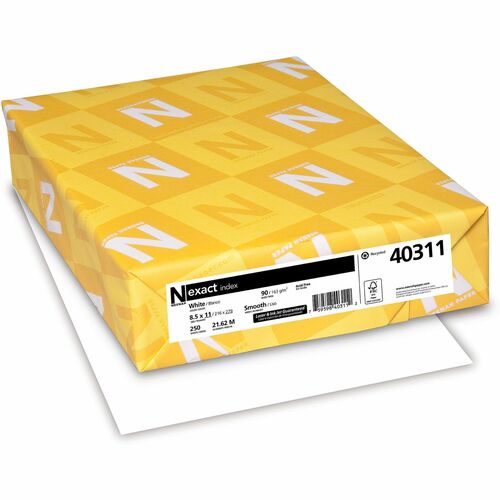 Exact WAU40311 Index Copy Paper - White