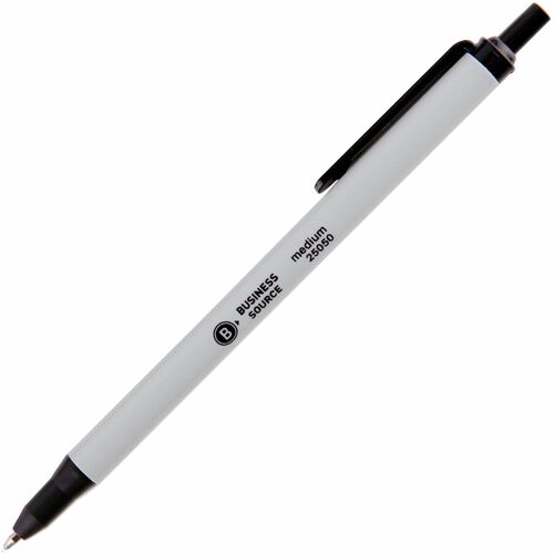 Business Source BSN25050 Retractable Ballpoint Pens