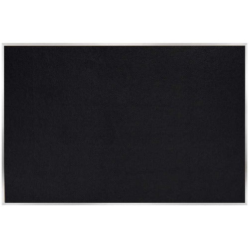 Ghent GHEATR410BK Recycled Bulletin Board with Aluminum Frame