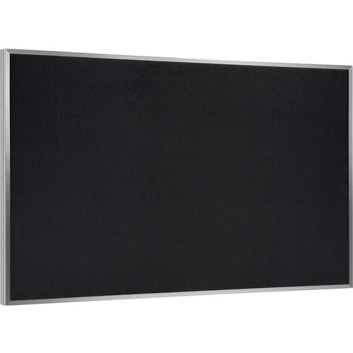 Ghent GHEATR45BK Recycled Bulletin Board with Aluminum Frame