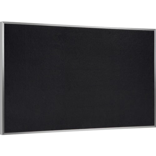 Ghent GHEATR23BK Recycled Bulletin Board with Aluminum Frame