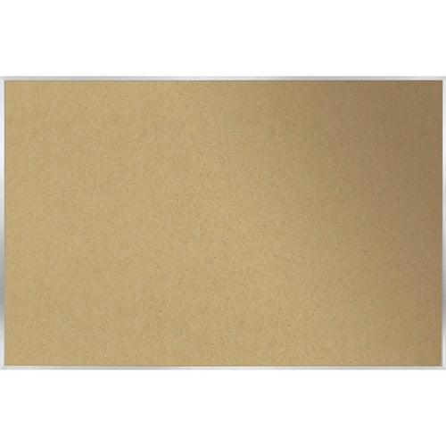 Ghent GHE13341 Natural Cork Bulletin Board with Aluminum Frame