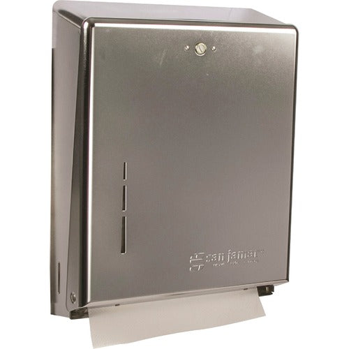 San Jamar SJMT1900XC C-Fold/Multifold Paper Towel Dispenser