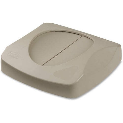 Rubbermaid Commercial RCP268988BG Untouchable Swing Top Lid