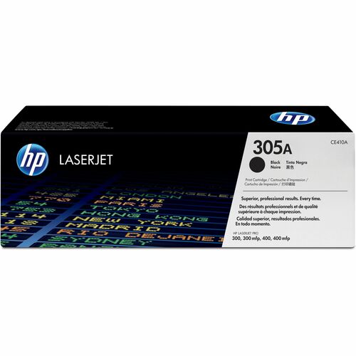 HP HEWCE410A 305A (CE410A) Original Standard Yield Laser Toner Cartridge - Single Pack - Black - 1 Each