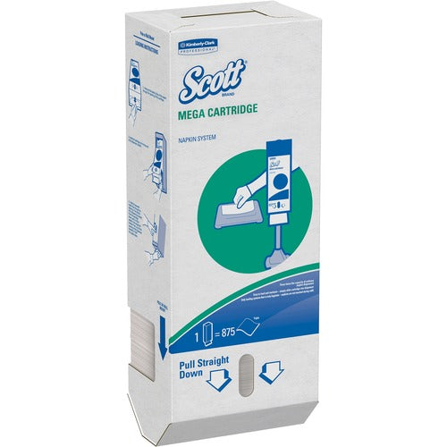 Scott KCC98908 MEGA Cartridge In-Counter Napkins