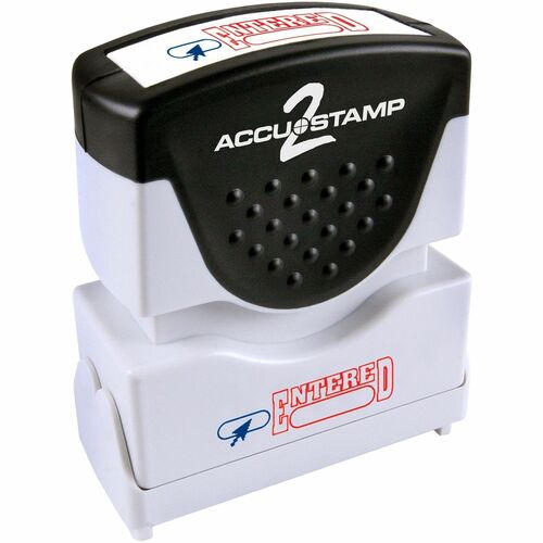Cosco COS035544 2-color ENTERED Message Stamp
