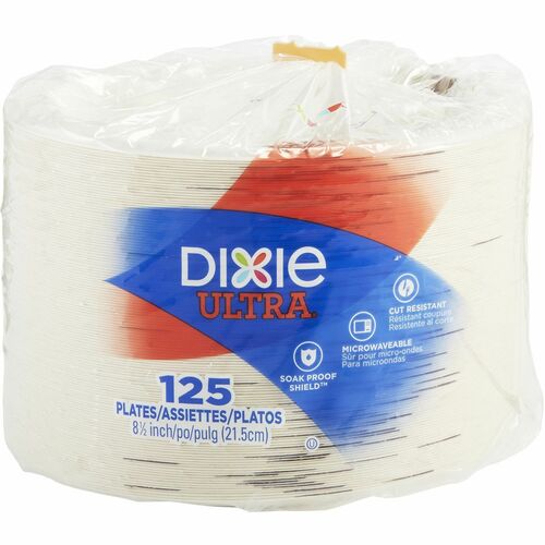 Dixie Ultra® DXESXP9PATH Pathways 8-1/2" Heavyweight Paper Plates by GP Pro
