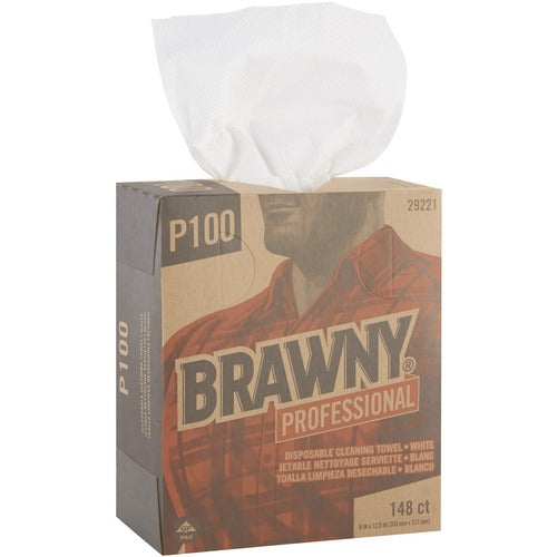 Brawny® Professional GPC29221 P100 Disposable Cleaning Towels