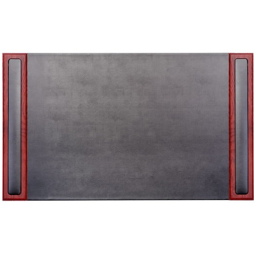 Dacasso DACP8001 Rosewood & Leather Side-Rail Desk Pad