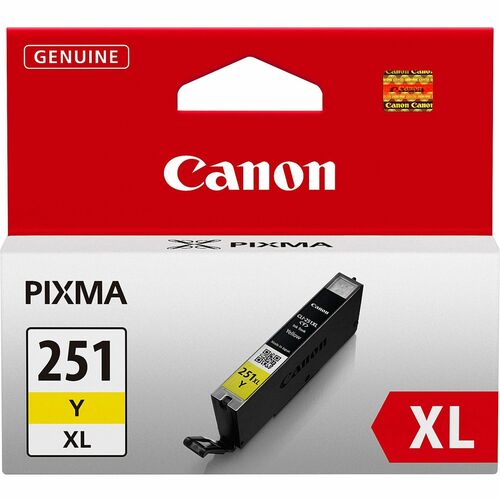 Canon CNMCLI251XLY CLI251XLY Original Inkjet Ink Cartridge - Yellow - 1 Each