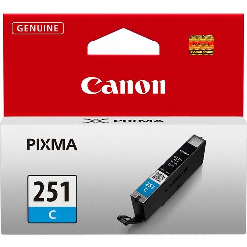 Canon CNMCLI251C CLI-251C Original Inkjet Ink Cartridge - Cyan - 1 Each